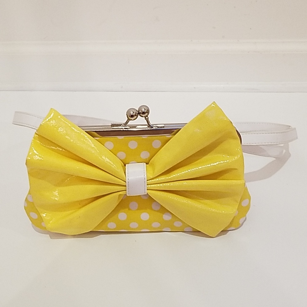 Poppie Jones Polka Dot Bow Crossbody Bag